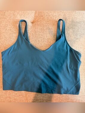 lululemon athletica size 14 Align Tank Deep Teal Scoop Bralette